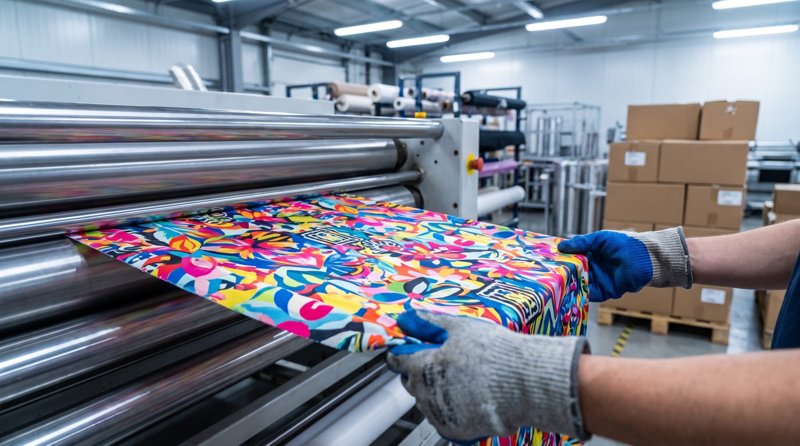 Dịch vụ đóng gói vận chuyển: Giải pháp fulfillment toàn trình cho shop thời trang & đồng phục Dịch vụ đóng gói vận chuyển chuyên nghiệp tại xưởng fulfillment INTERPRINT