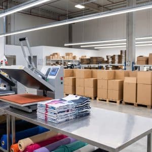 In Logo Lên Mũ: Hướng Dẫn Đầy Đủ Cho Chủ Shop & Doanh Nghiệp Xưởng in logo lên mũ chuyên nghiệp với máy móc hiện đại