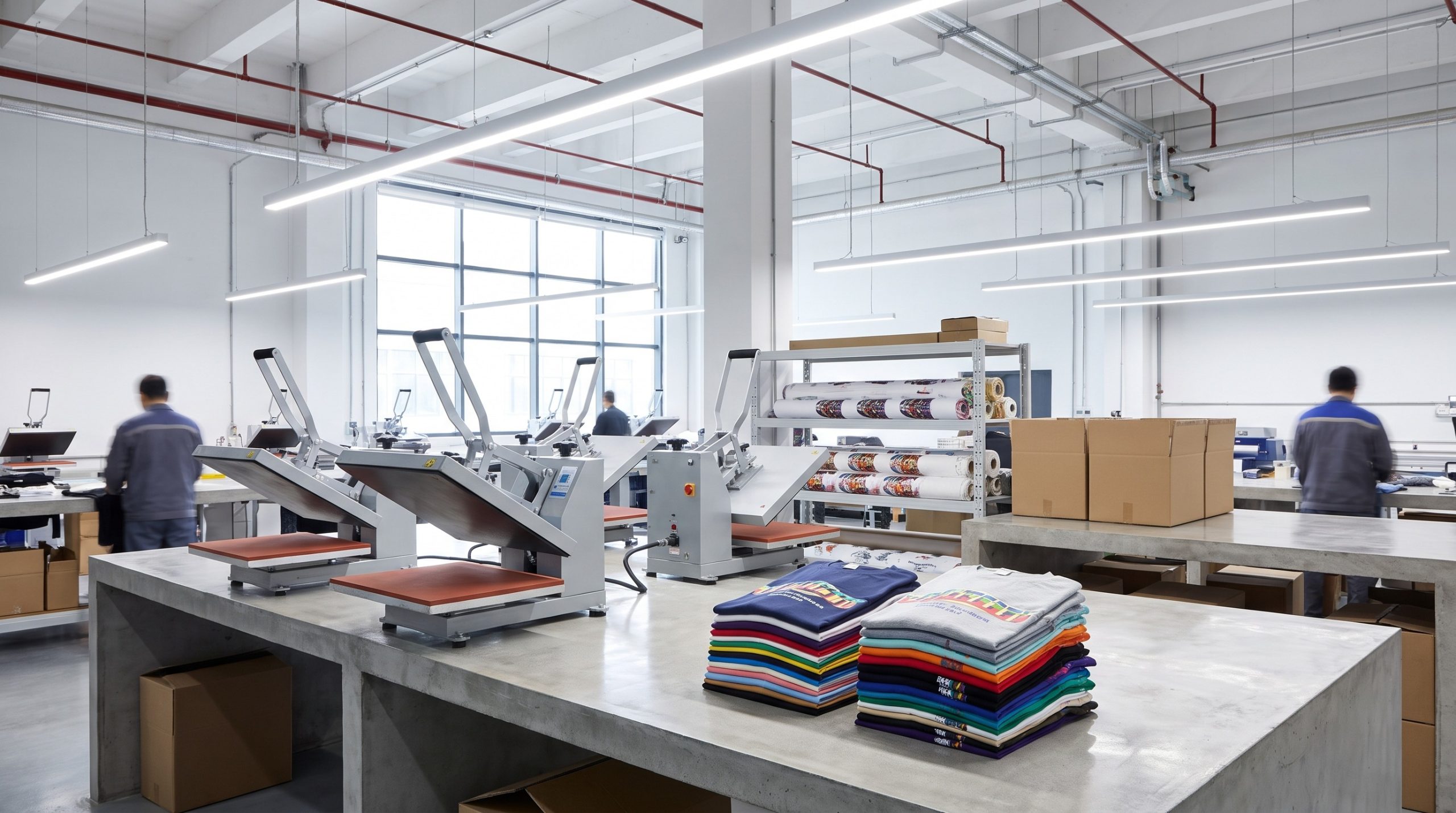 In áo thun lẻ theo yêu cầu TPHCM – Giải pháp cho shop & dropshipper Xưởng in áo thun lẻ theo yêu cầu tại TPHCM với máy in chuyển nhiệt hiện đại